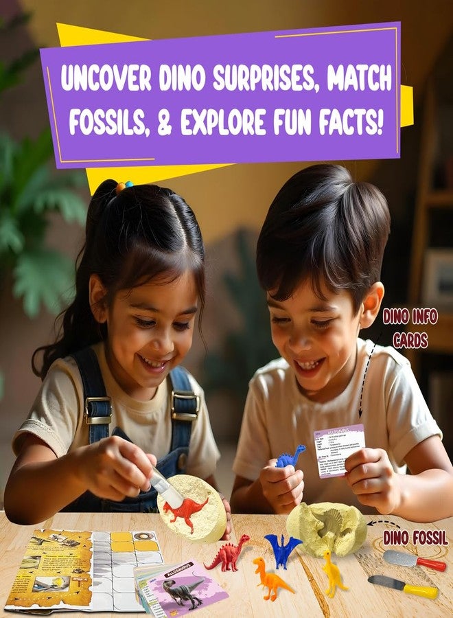 SNEKI DIY Dinosaur Toys Kit for Kids | Dinosaur Fossil Egg Excavation Kit Set for Kids Boys Girls 8-12 | Birthday Gift Toy for Kid Age 8 9 10 11 12 Year Old boy Science Dinosaur Fossil Digging Kit - Image 3